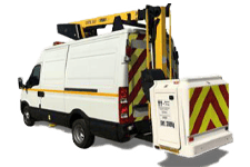 Van Rental Northampton - 12.5M Cherry Picker 3.5T - Van hire Northampton